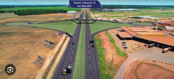 BR-163 cortando Sinop — o corredor do agronegócio brasileiro