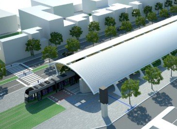 BRT Metropolitano em implantação